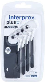 Interprox Plus 90 Xx-Maxi Stożkowe Szczoteczki Międzyzębowe 4 szt 2,7 Iso 7 Black 0,94mm 6 11mm 4 szt.