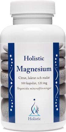 Holistic Magnesium Organiczne związki magnezu 100 kaps.