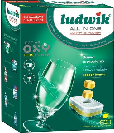 Ludwik Classic Tabletki Do Zmywarki Lemon 90szt.