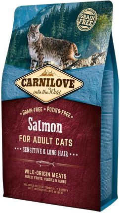 Carnilove Cat Salmon Sensitive & Long Hair 2kg