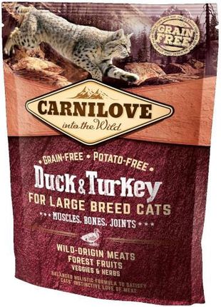 Carnilove Cat Duck & Turkey for Large Breed 400g