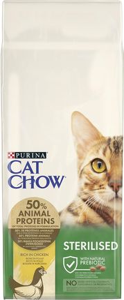 CAT CHOW SPECIAL CARE Sterilised bogata w kurczaka 15kg