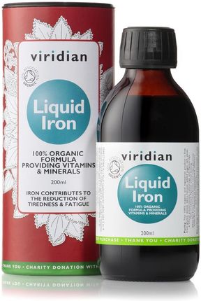 Viridian Żelazo Ekologiczne Liquid Iron w płynie 200 ml 