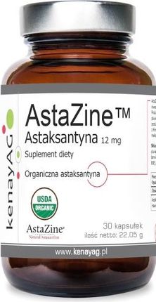 Kenay Astazine astaksantyna 12 mg 30 kaps.