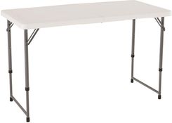 Zdjęcie Lifetime Stół Składany W Pół 122 Cm O Regulowanej Wysokości (Biały Granit) (Lf4428) - Rybnik