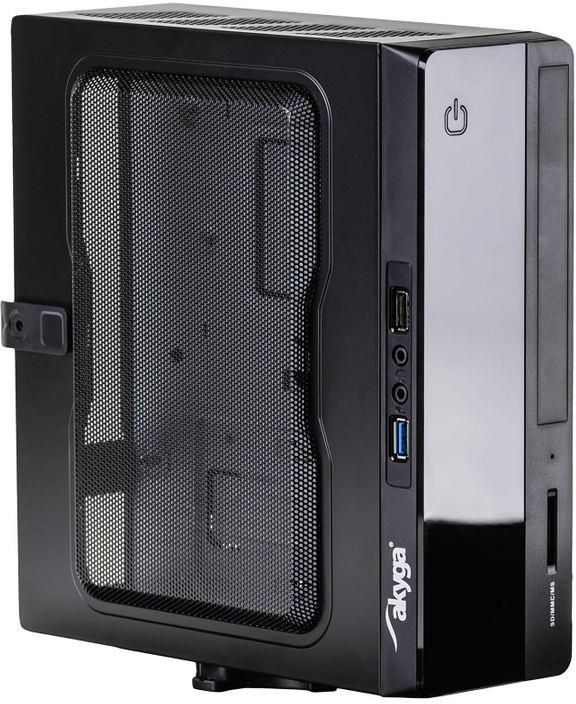 PC gépház Akyga AK-100-01BK, Mini ITX, Fekete PC gépház Akyga AK-100-01BK, Mini ITX, Fekete