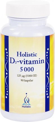 Holistic D3-vitamin 5000 90 kapsułek