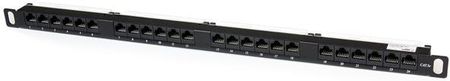 StarTech Patchpanel Cat5E 24 porty przeznaczony do szaf Rack 0.5U (PANELHU24)