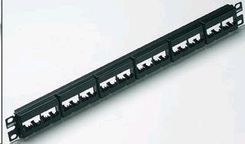 Lynx CS Panduit modul patch panel 24port 1U s plast. (CPP24WBL)