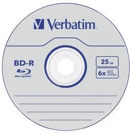 Verbatim 25 szt. BD-R Blu-Ray 25GB 6x Speed Datalife No-ID Cakebox (43837) - zdjęcie 1 Verbatim 25 szt. BD-R Blu-Ray 25GB 6x Speed Datalife No-ID Cakebox (43837)