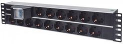 Zdjęcie Intellinet rack 19 2U 15x Schuko 3m (714051) - Lublin