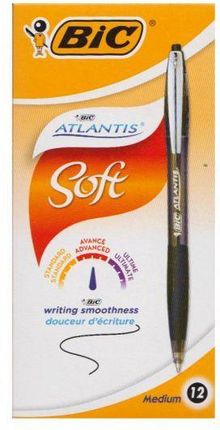 Nasze Dzieci Długopis automatyczny Atlantis Soft czarny