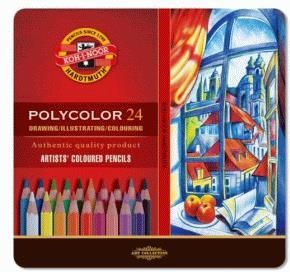 Nasze Dzieci Kredki 24 kolory artystyczne Polycolor