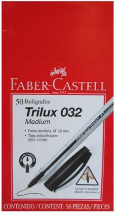 FABER CASTELL Długopis Trilux 032 czarny 032-M