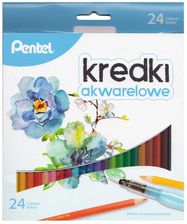 Zdjęcie PENTEL Kredki akwarelowe 24 kolory CB9-24 - Kłecko