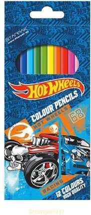 Starpak Kredki ołówkowe 12 kolorów Hot Wheels