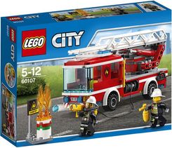 Klocki Lego City Wóz Strażacki Z Drabiną 60107 Ceny I Opinie
