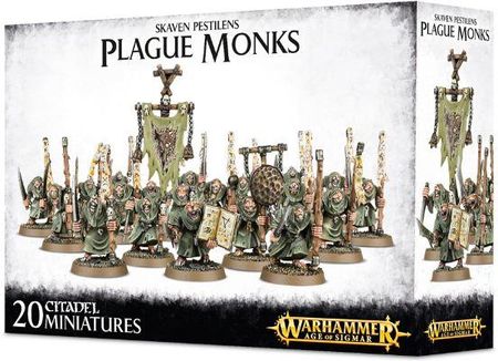 Games Workshop Warhammer Age of Sigmar Skaven Pestilens Plague Monks