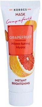 Korres Mask Scrub Grapefruit Maseczka Rozjaśniająca Dający Natychmiastowy Efekt 18ml 