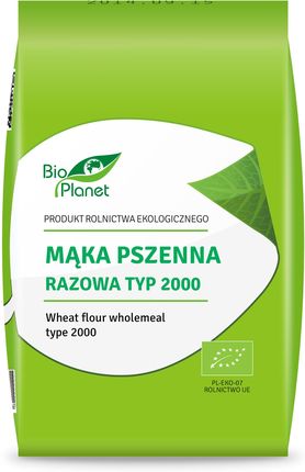 Bio Planet Mąka Pszenna Razowa Typ 2000 Bio 1Kg