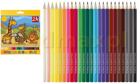 Kredki ołówkowe 24 kolorów