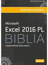 Podręcznik do informatyki Excel 2016 pl. Biblia - John Walkenbach (twarda) [KSIĄŻKA] - zdjęcie 1