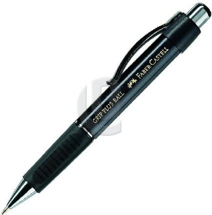 Faber Castell Długopis Grip Plus 1407 Czarny Metalik (140733Fc)