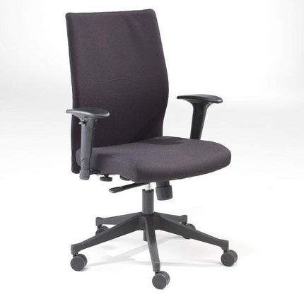AJ Czarne stylowe krzesło biurowe MILTON (122411)