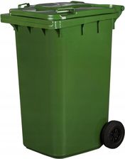 AJ Pojemnik na śmieci 240 l. zielony (229031) - zdjęcie 1