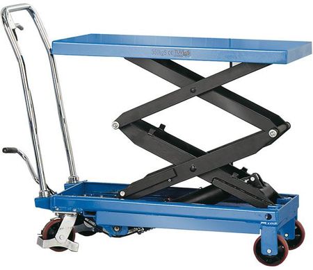 AJ Hydrauliczny wózek podnoszący. nośność: Obciążenie: 350 kg Wymiary platformy: 910x500 mm (31027)