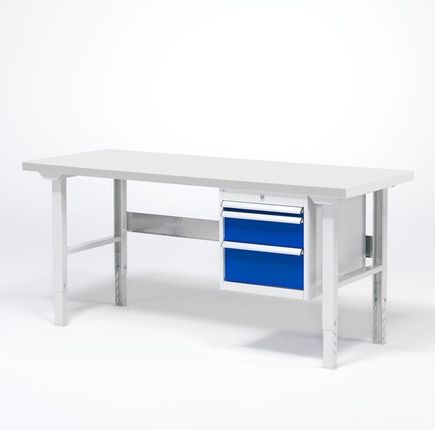 AJ Stół warsztatowy o powierzchni z płyty winylowej 800x500x2500 mm (232153)