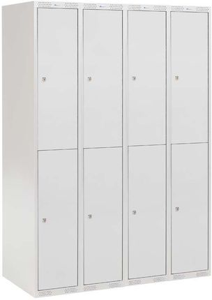 AJ 2 door locker: quad module: grey doors (323983)