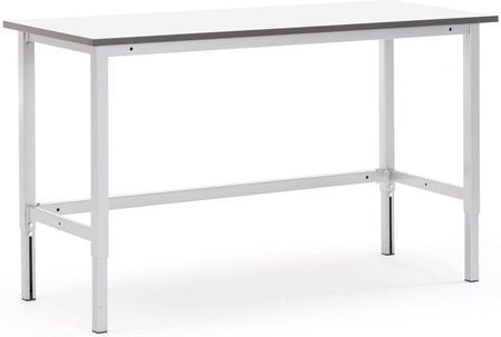 AJ Stół roboczy z ręczną regulacją wysokości G 800 x S 2500 mm Kolor blatu szary (2741581)
