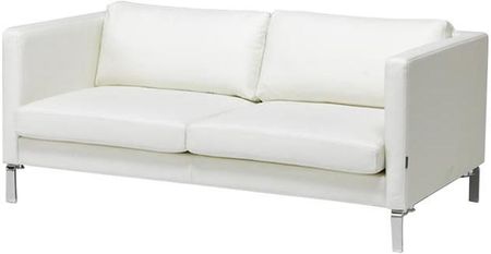 AJ 3 siedziskowa sofa z serii KVADRAT tapicerowana skórą w kolorze Biały m (1429221)