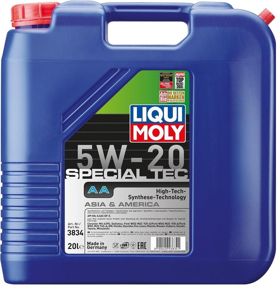 Olej silnikowy LIQUI MOLY Special TEC AA 5W-20 20L - Opinie i ceny na ...