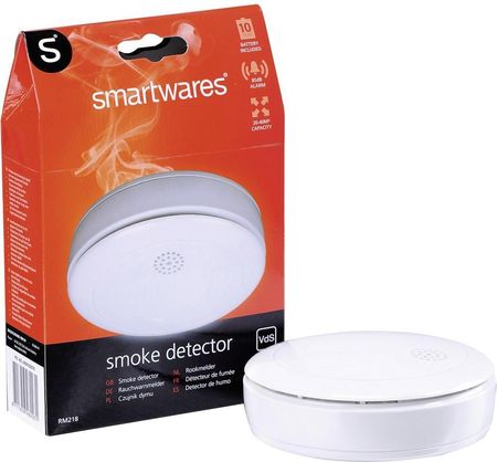 Smartwares Detektor Dymu 10.006.74, Baterie, 105 Mmx35 Mm