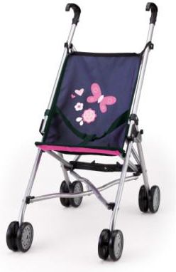 Bayer Design Wózek dla lalek niebiesko-różowy (30113)