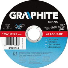 Zdjęcie Graphite tarcza tnąca do metalu 115x2,5x22mm - Nowy Tomyśl