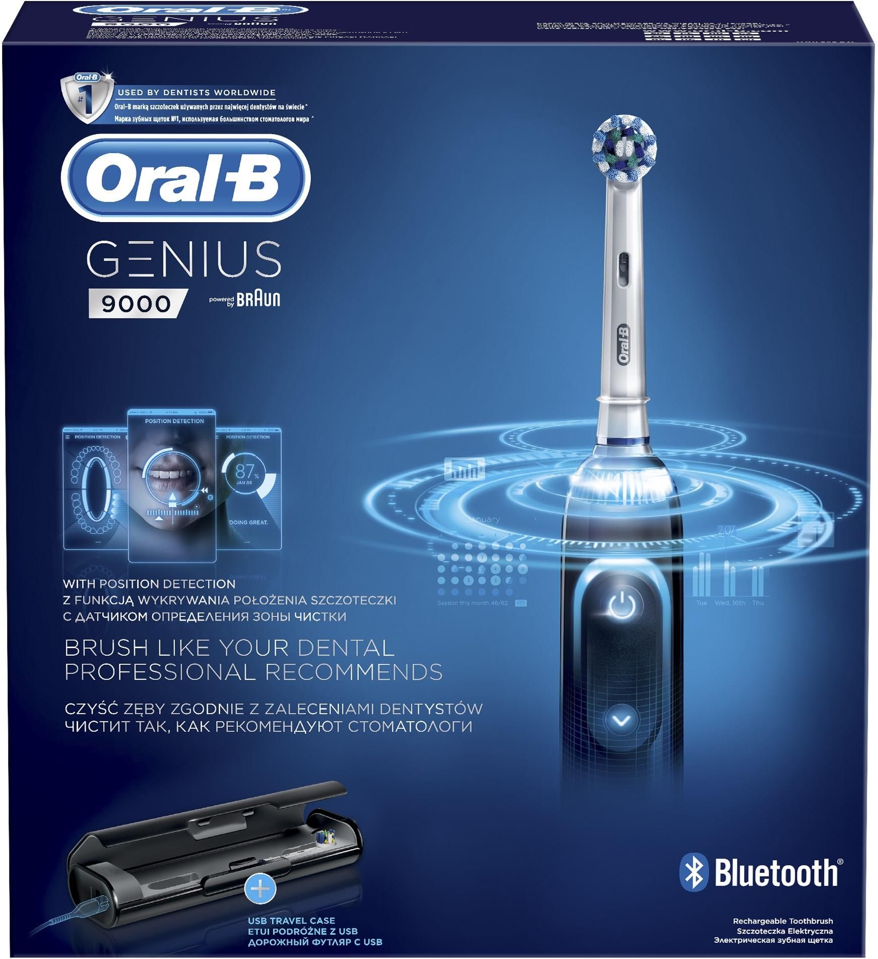 【新品未開封】BRAUN Oral-B GENIUS 9000A Oral-B Genius 9000A 電動歯ブラシ 本体・付属品一式 - 電動