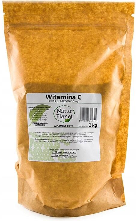 Natur Planet Witamina C Kwas L Askorbinowy 1kg