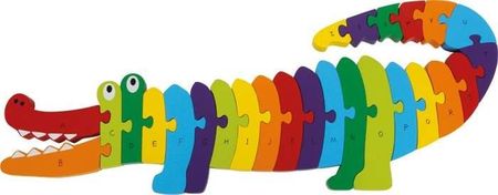 Small Foot Design Puzzle Krokodyl ABC Nauka Literek Dla Dzieci (3425)