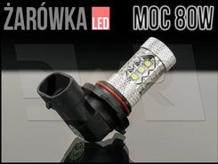 Zdjęcie Żarówka halogenowa LED HB4 9006 12V, moc 80W, 1 szt. - Wrocław