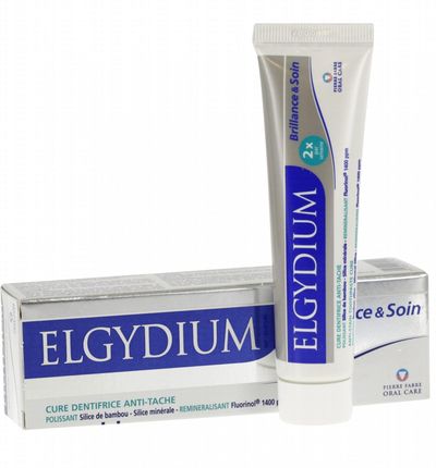 Elgydium Brillance & Care polerująca pasta do zębów przeciw przebarwieniom 30ml