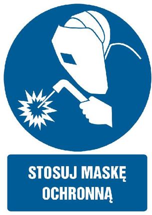 TopDesign GL027 BK PN - Znak "Stosuj maskę ochronną"