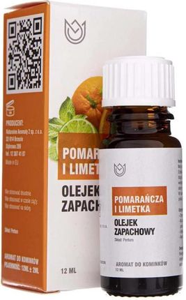 Naturalne Aromaty Pomarańcza I Limetka Olejek Zapachowy 12Ml