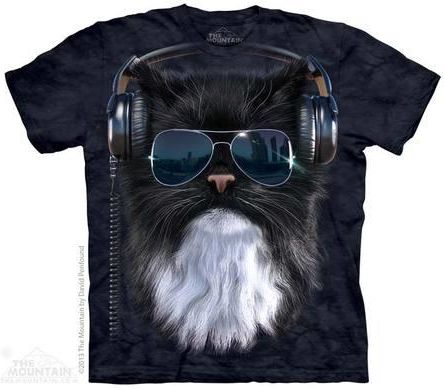 Cool mania Batik T shirt Szalony kot Gadżety odzieżowe Hi tech szalone koszulki Goryl | Cool Mania