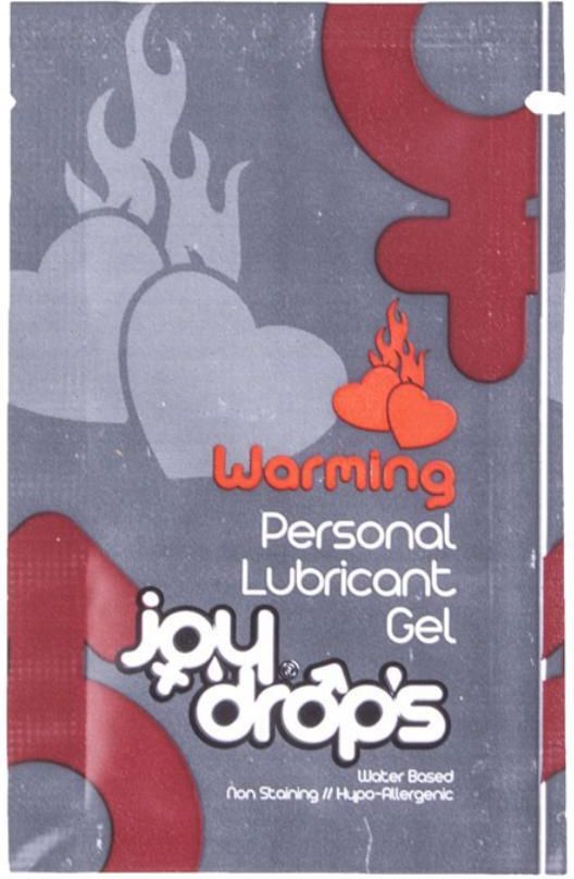 Joydrops Warming Personal Lubricant Gel - 5Ml Sachet (Only Sample/ Csak ...