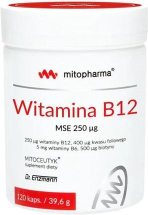 Dr Enzmann Witamina B12 MSE 250µg 120kaps.