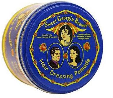 sweet georgia brown hair dressing pomade Vintage Sweet Georgia Brown Pomade Sample Tin
