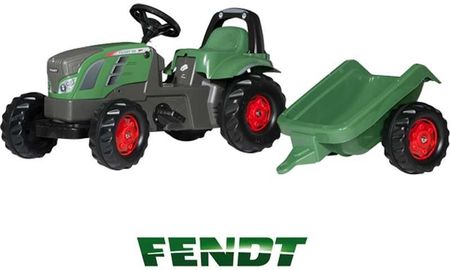 Rolly Toys Traktor Na Pedały Rollykid Fendt 516 Vario Z Przyczepą 013166